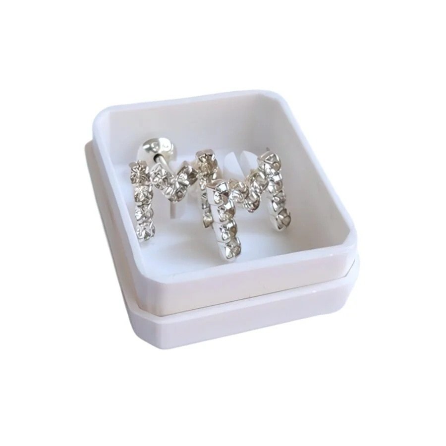 Abridor Baño de plata LETRA "M"