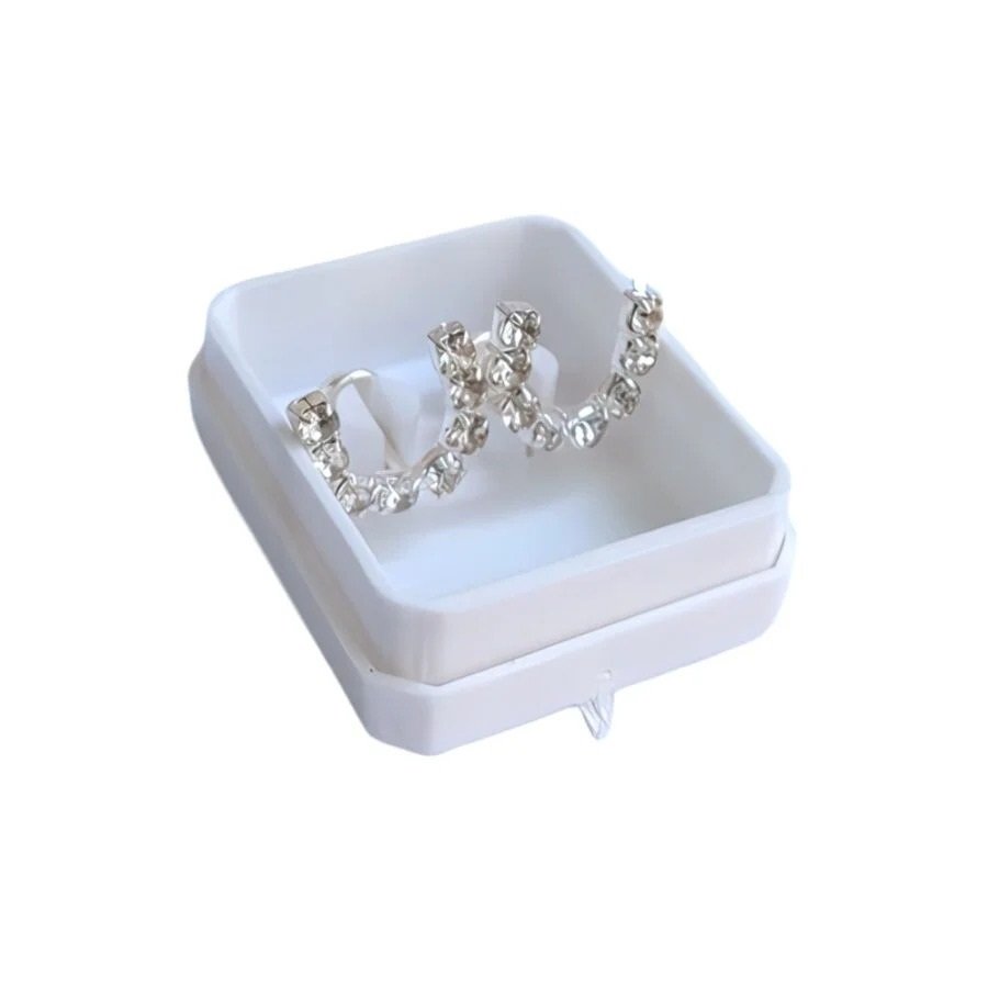 Abridor Baño de plata letra "U"