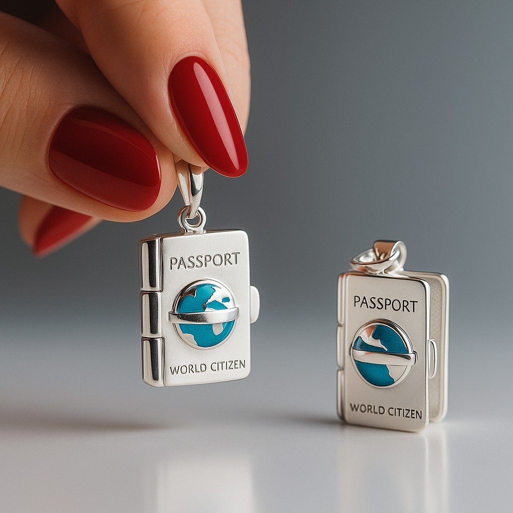 DIJE RELICARIO PASAPORTE CP-D