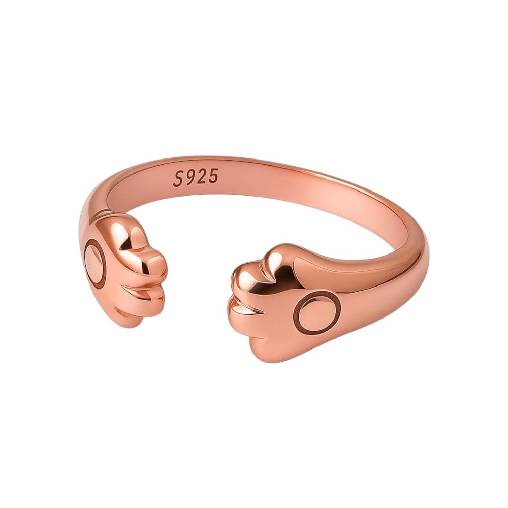 ANILLO PATITA DE GATO ROSE C-38B
