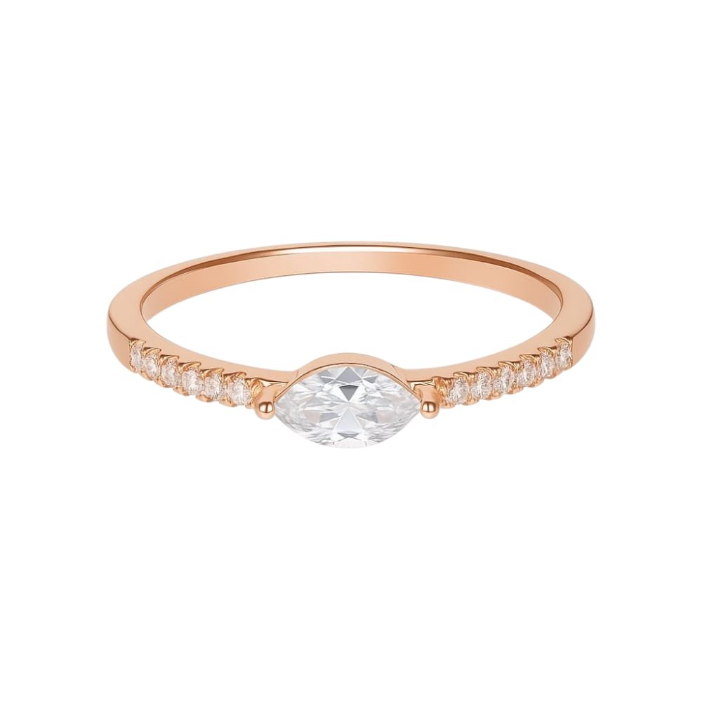 ANILLO CON BRILLITOS  ROSE C-112B