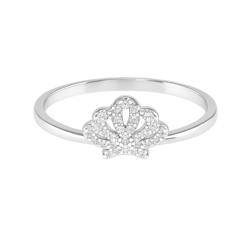 ANILLO CORONITA FINITO "talle unico #8" C-102C