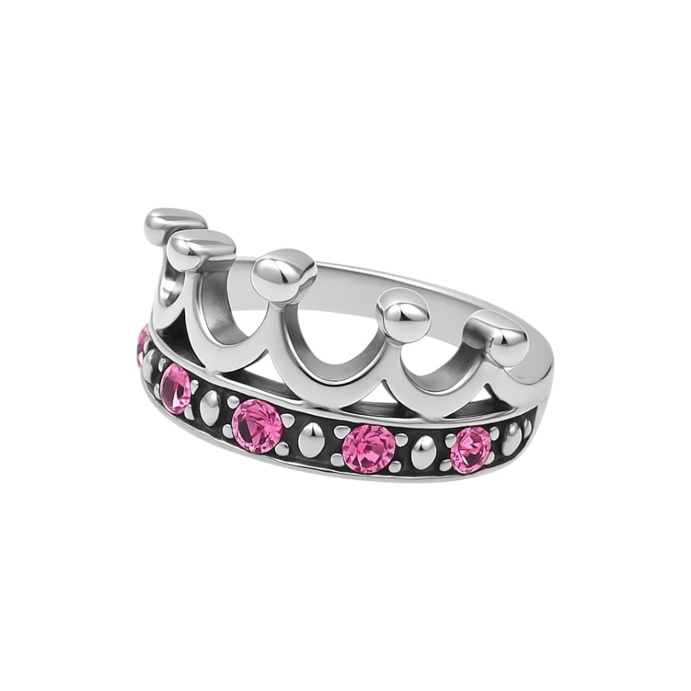 ANILLO CORONA ROSA C-102B