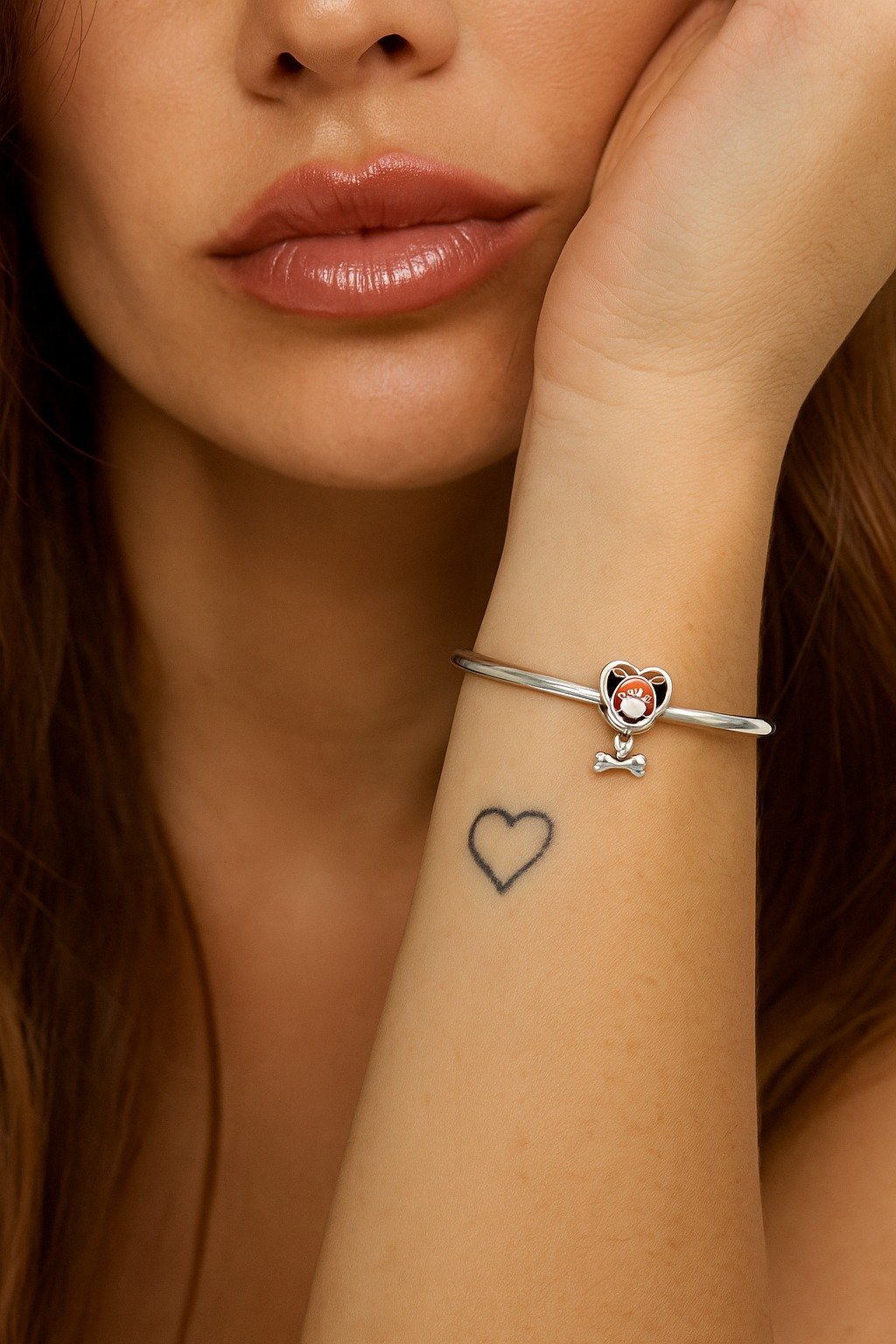 CHARMS CORAZON PERRITO Y HUESITO T-1C