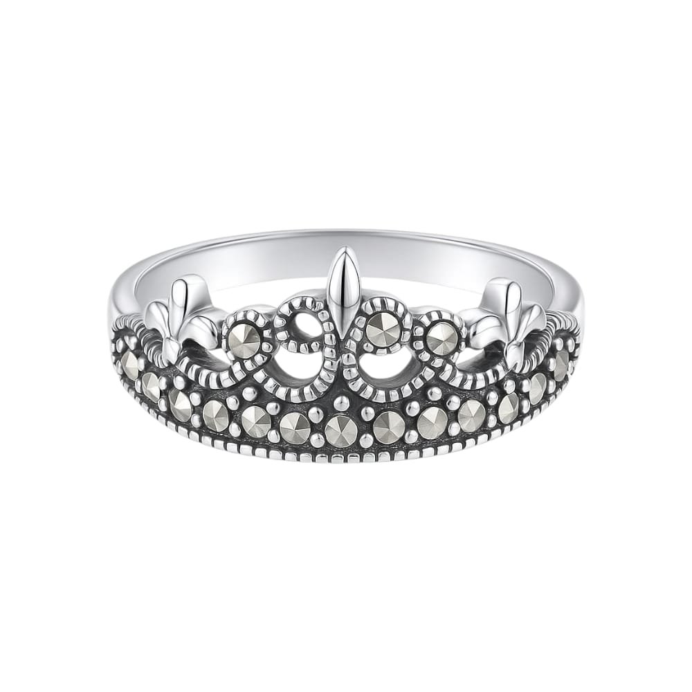 ANILLO DE CORONITA CON MARQUESITA C-102C