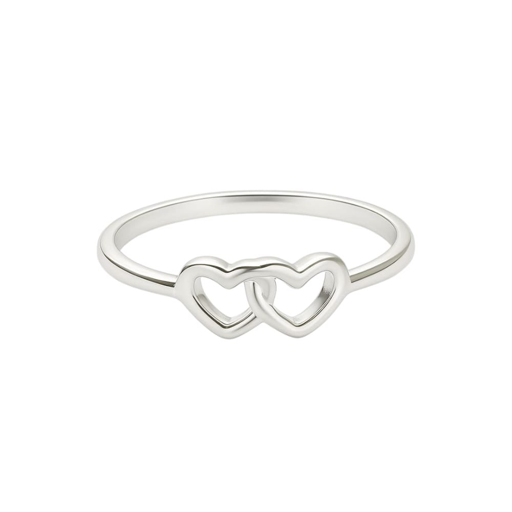 ANILLO DOBLE CORAZON     C-117A