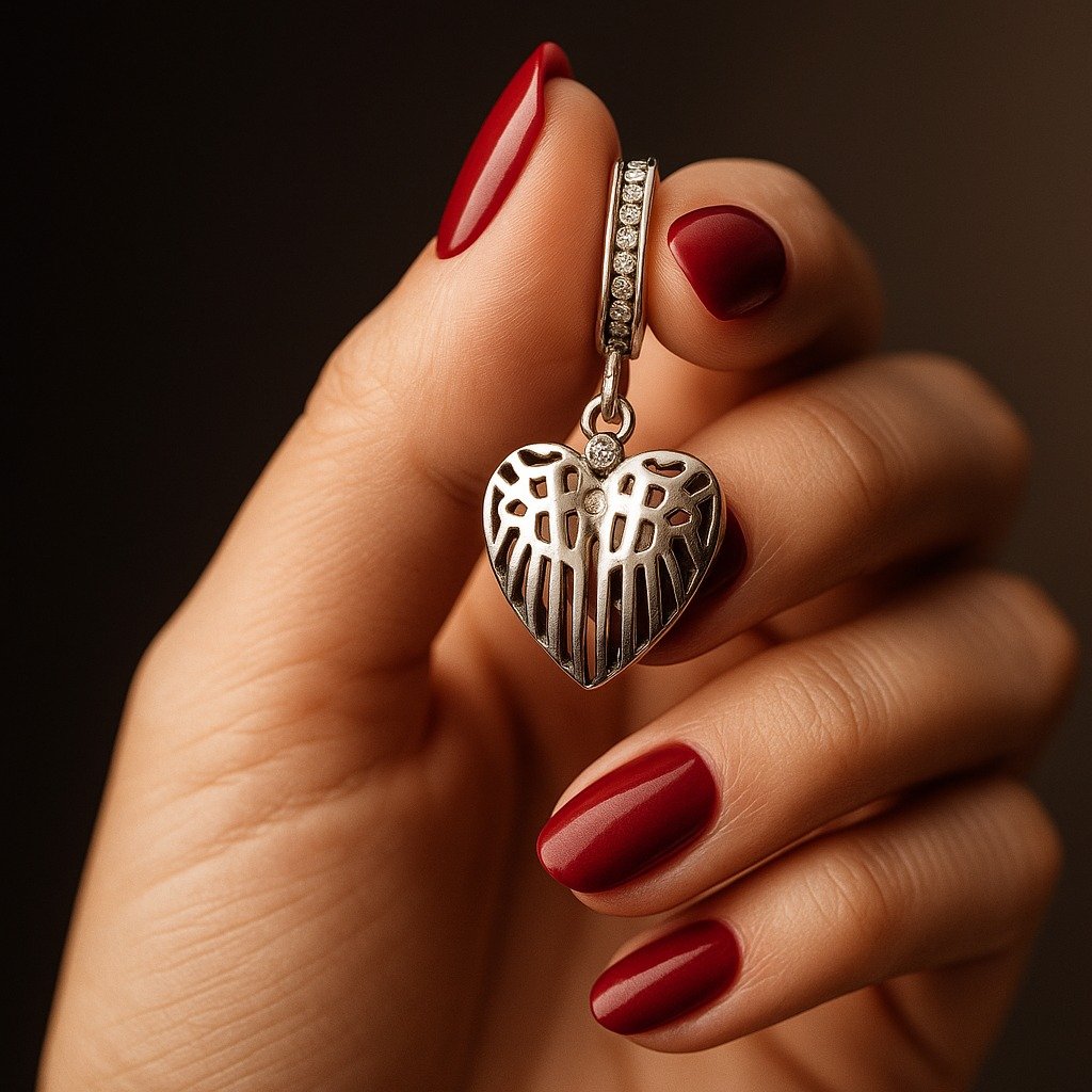 CHARMS CORAZON ALAS DE ANGEL T-1B