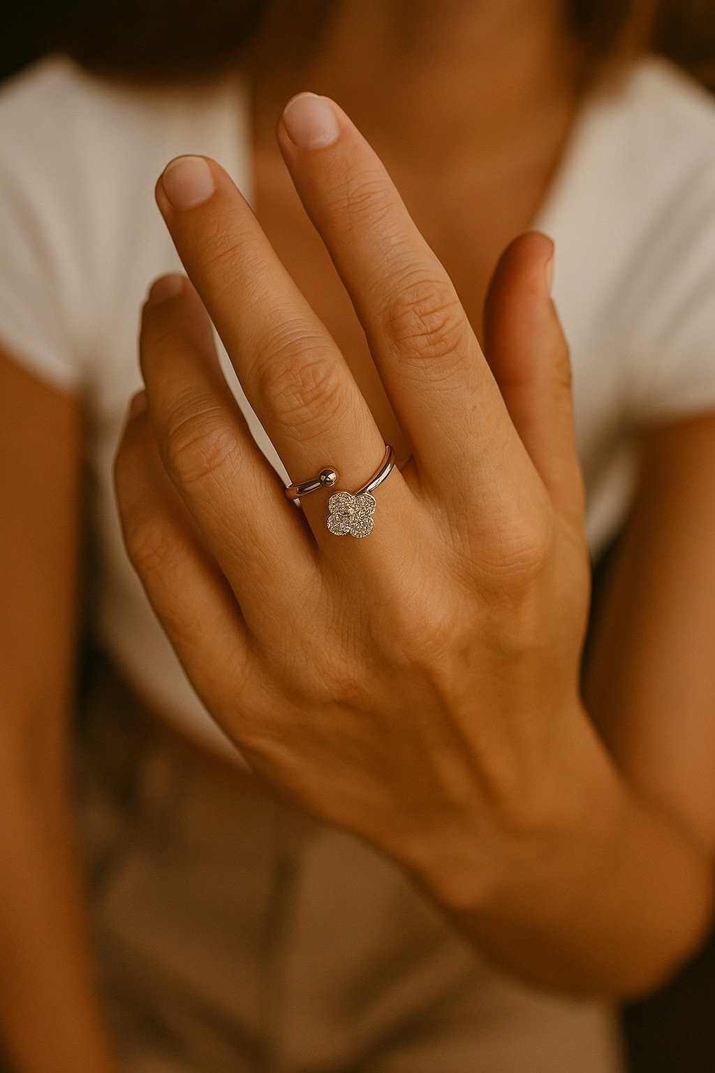 ANILLO TREBOL REGULABLE CP-AN