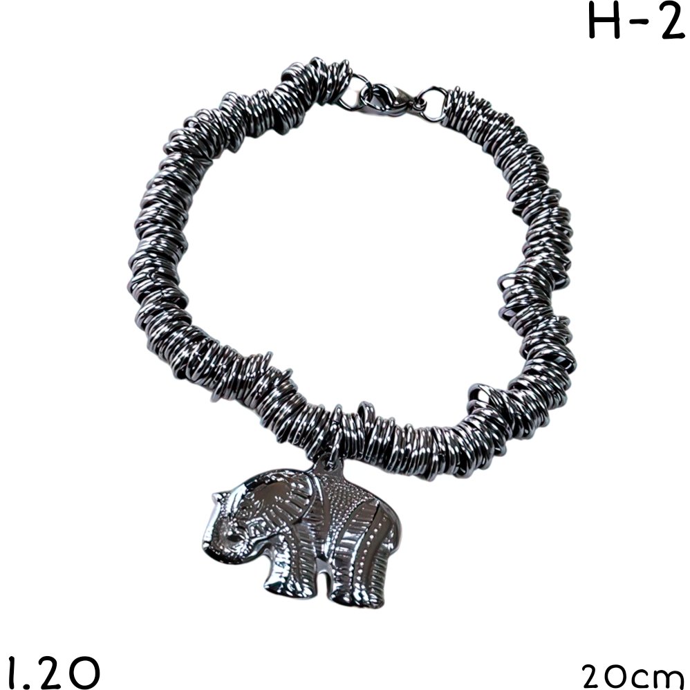 PULSERA ELEFANTE 20CM
