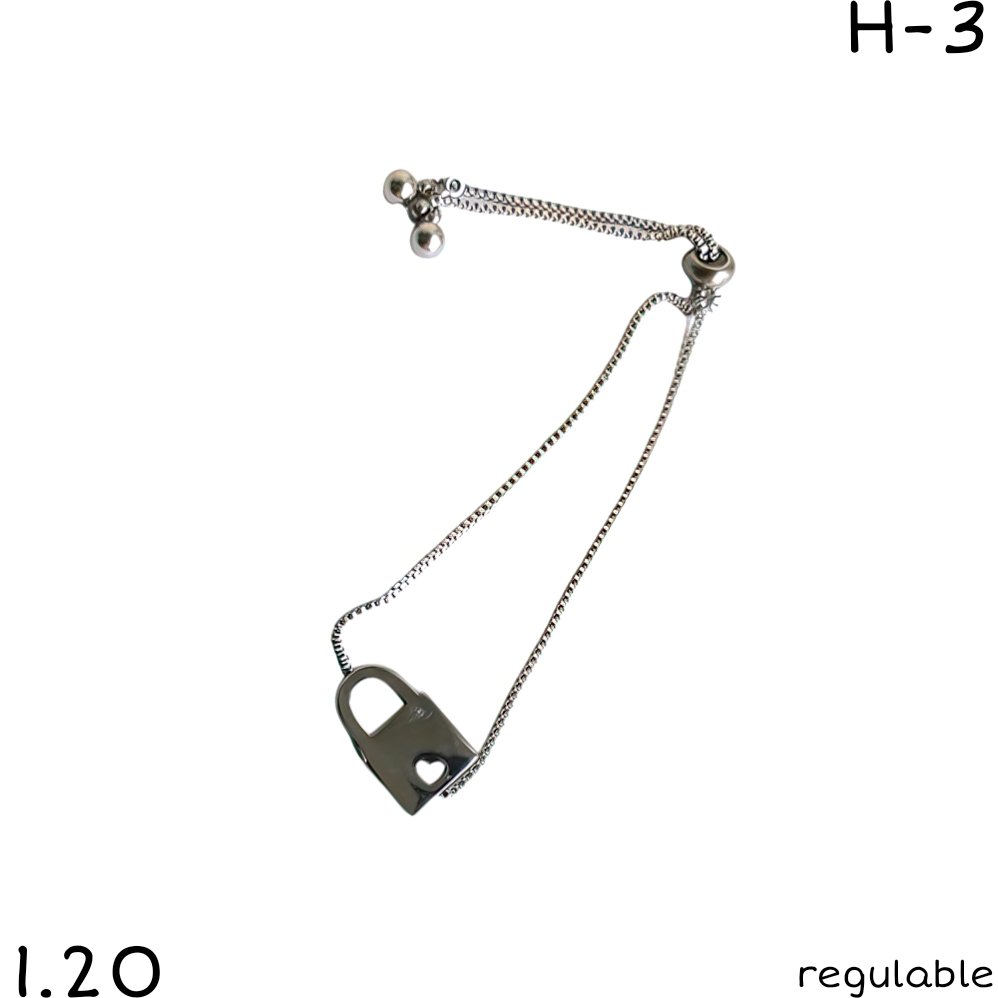 PULSERAS CANDADO REGULABLE