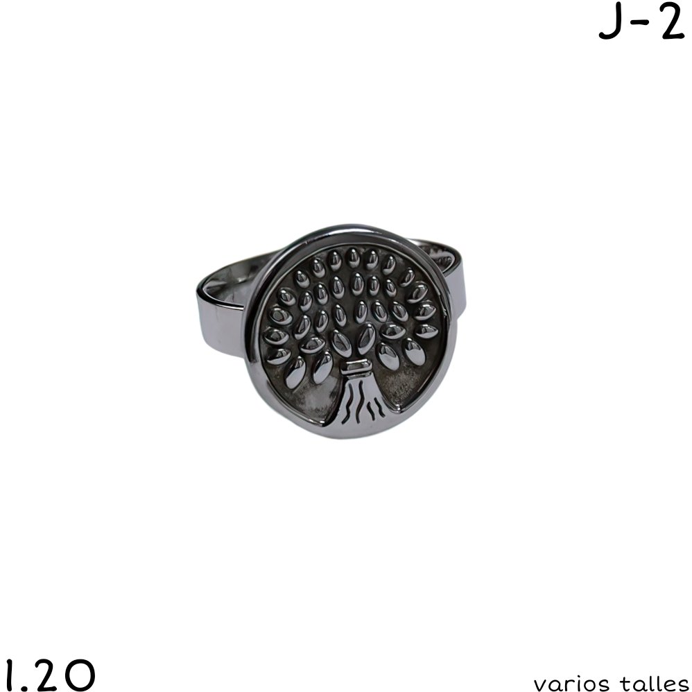 ANILLO ARBOL DE LA VIDA ACERO