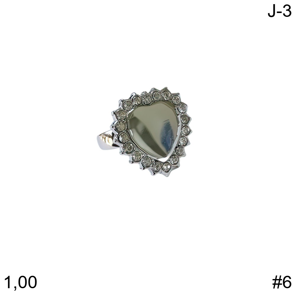 ANILLO CORAZON ACERO