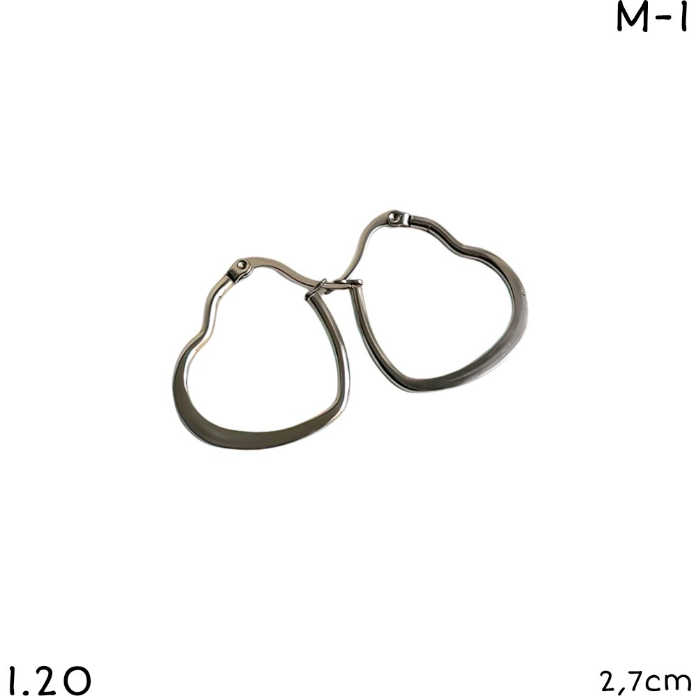 ARGOLLAS CORAZON 2,7CM