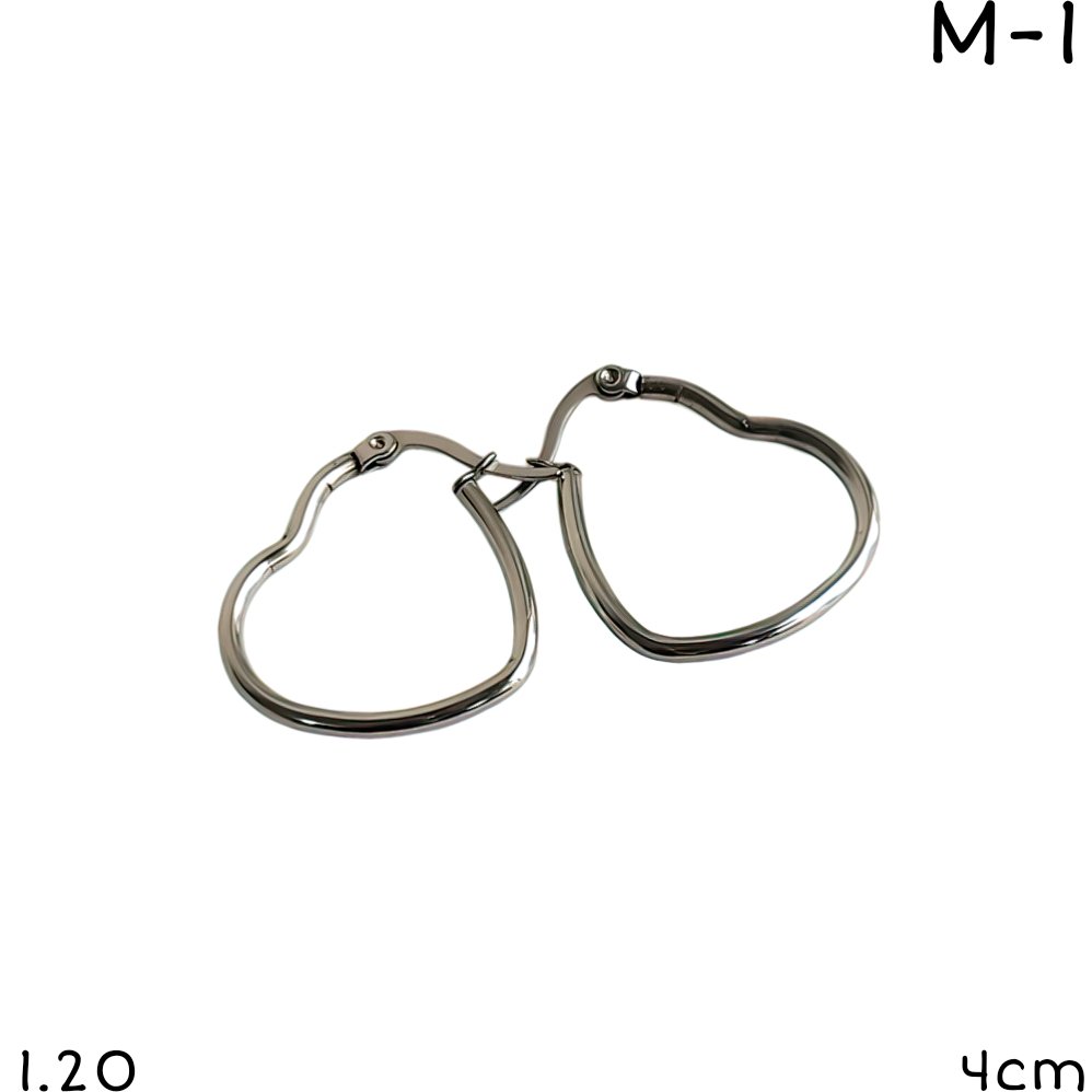 ARGOLLAS CORAZON 4CM