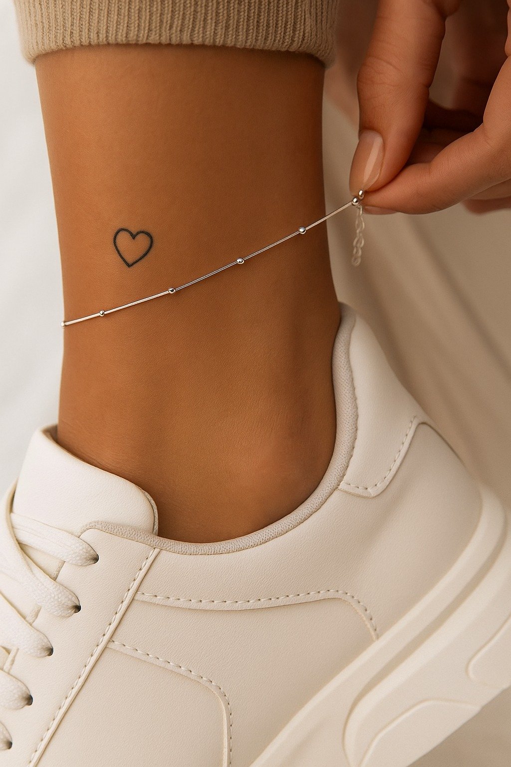 TOBILLERA CLAPTON CON BOLITAS 22+3cm C-24A