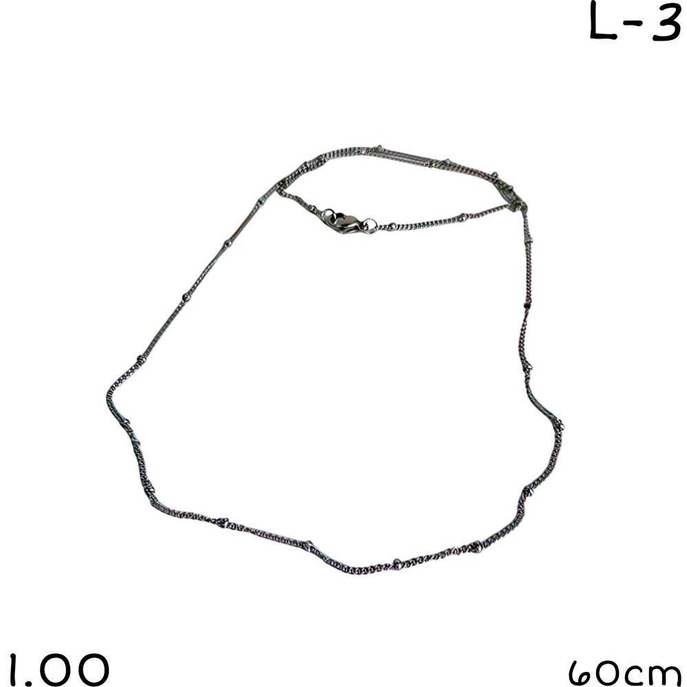 CADENA CON BOLITA 60cm