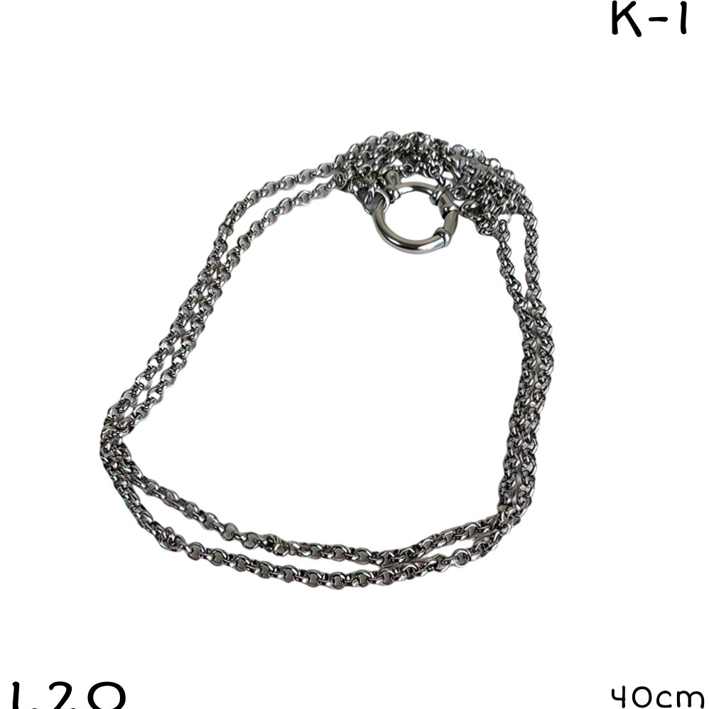 CADENA DOBLE ROLO 40CM