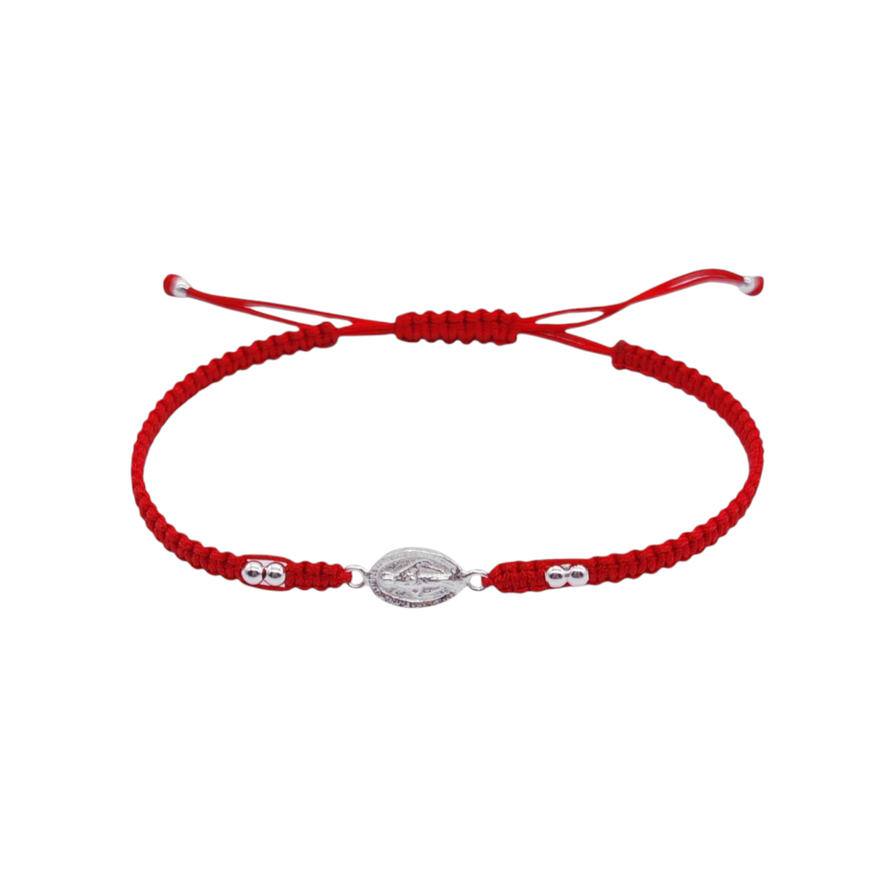 PULSERA HILO ROJO VIRGEN MILAGROSA C-26C
