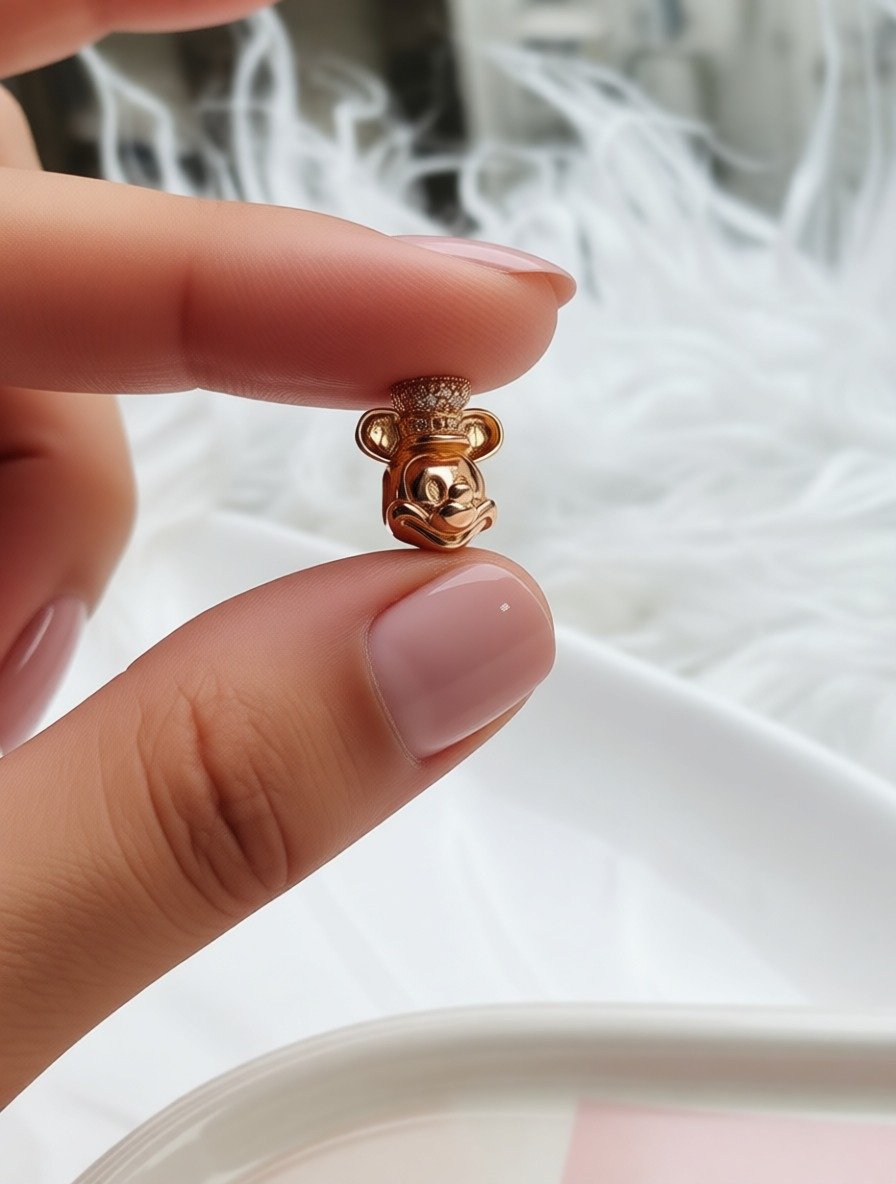 CHARMS MICKEY MOUSE "ROSE" T-1E