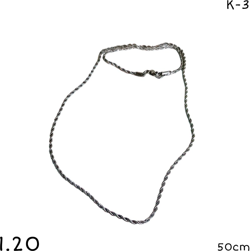 CADENA ENTRELAZADA 50CM