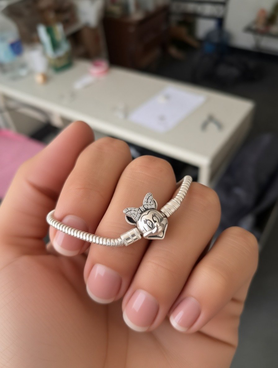 PULSERA CIERRE MINNIE MOUSE 18cm