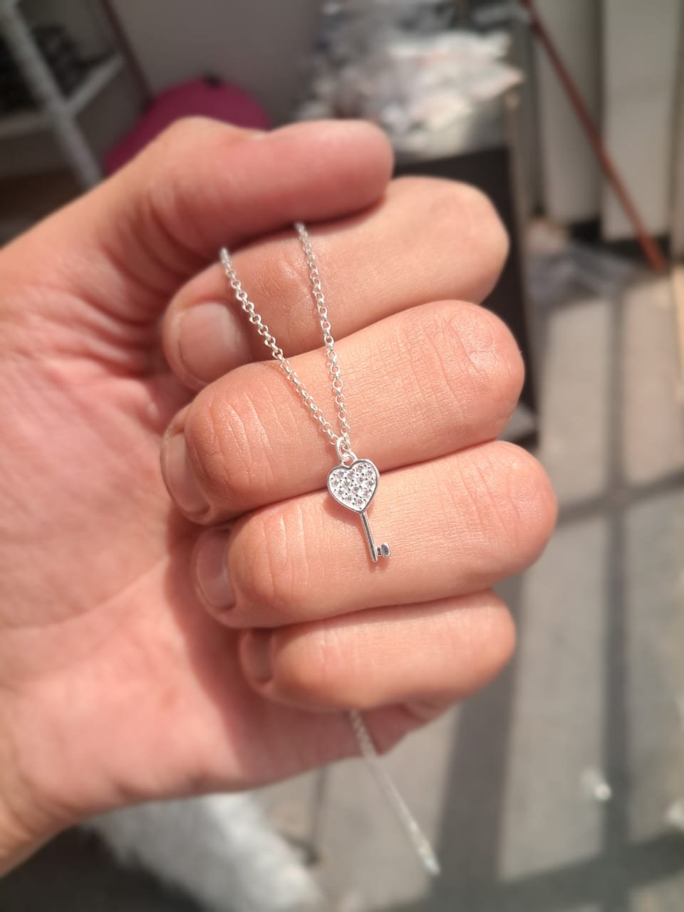 Conjunto Corazon llave 40cm C-56C