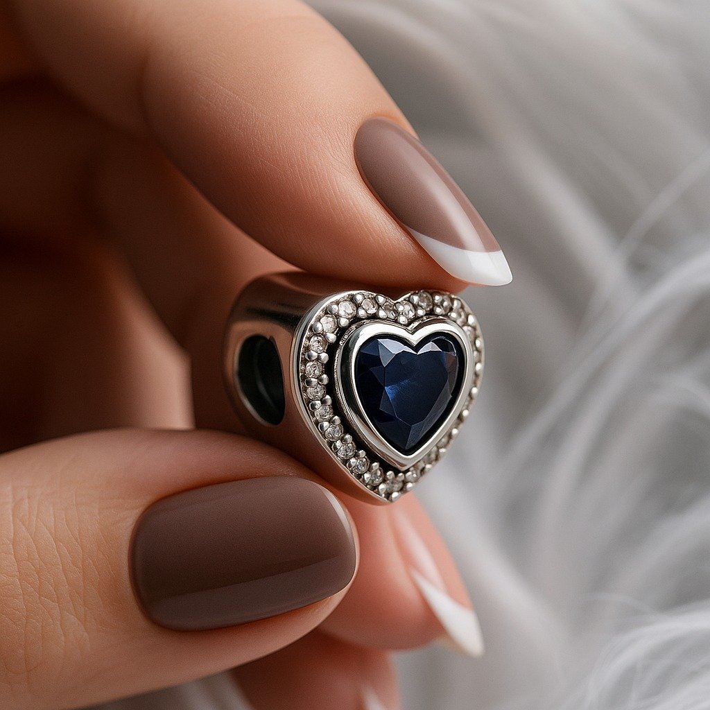 CHARMS CORAZON AZUL T-1B