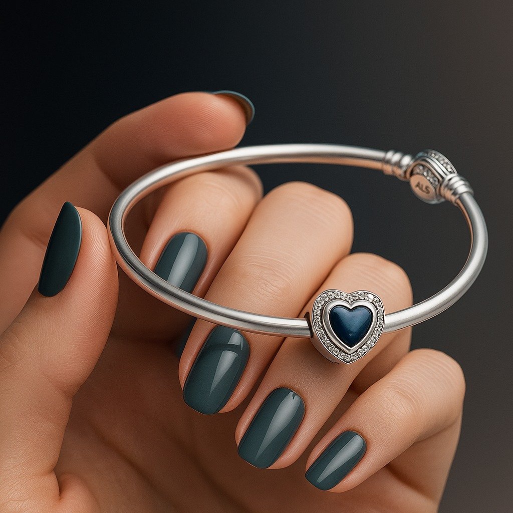 CHARMS CORAZON AZUL T-1B
