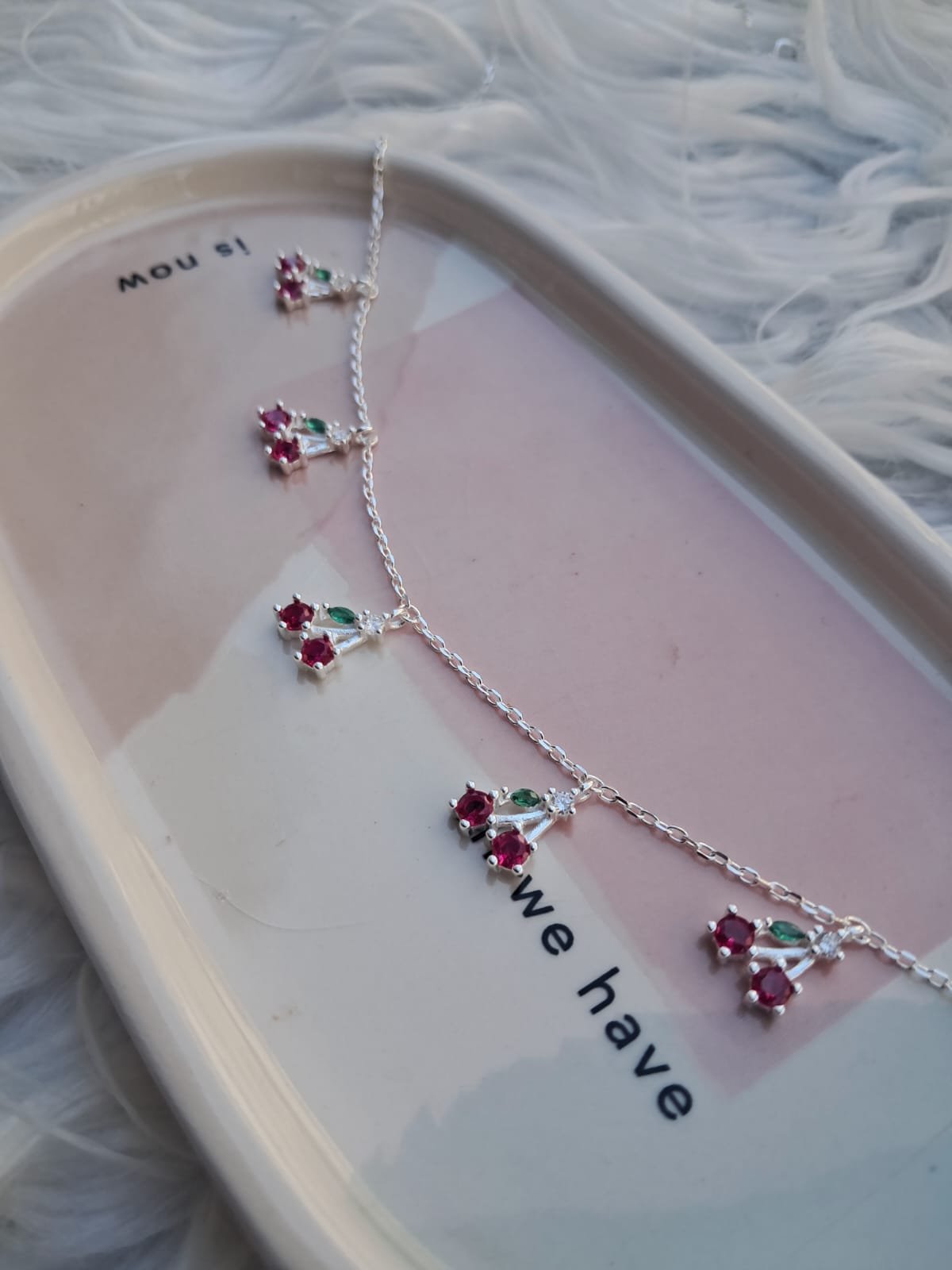 GARGANTILLA CEREZAS 41+3cm CP-C