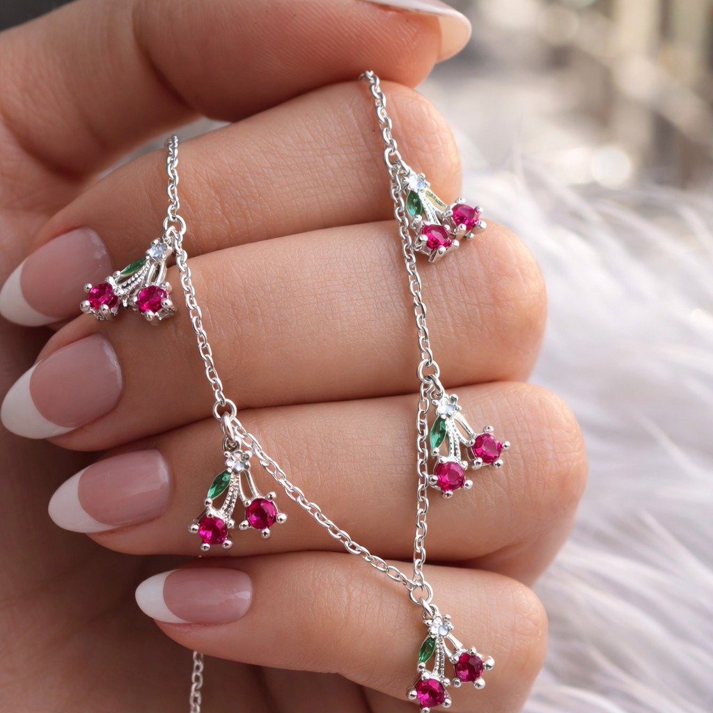 GARGANTILLA CEREZAS 41+3cm CP-C