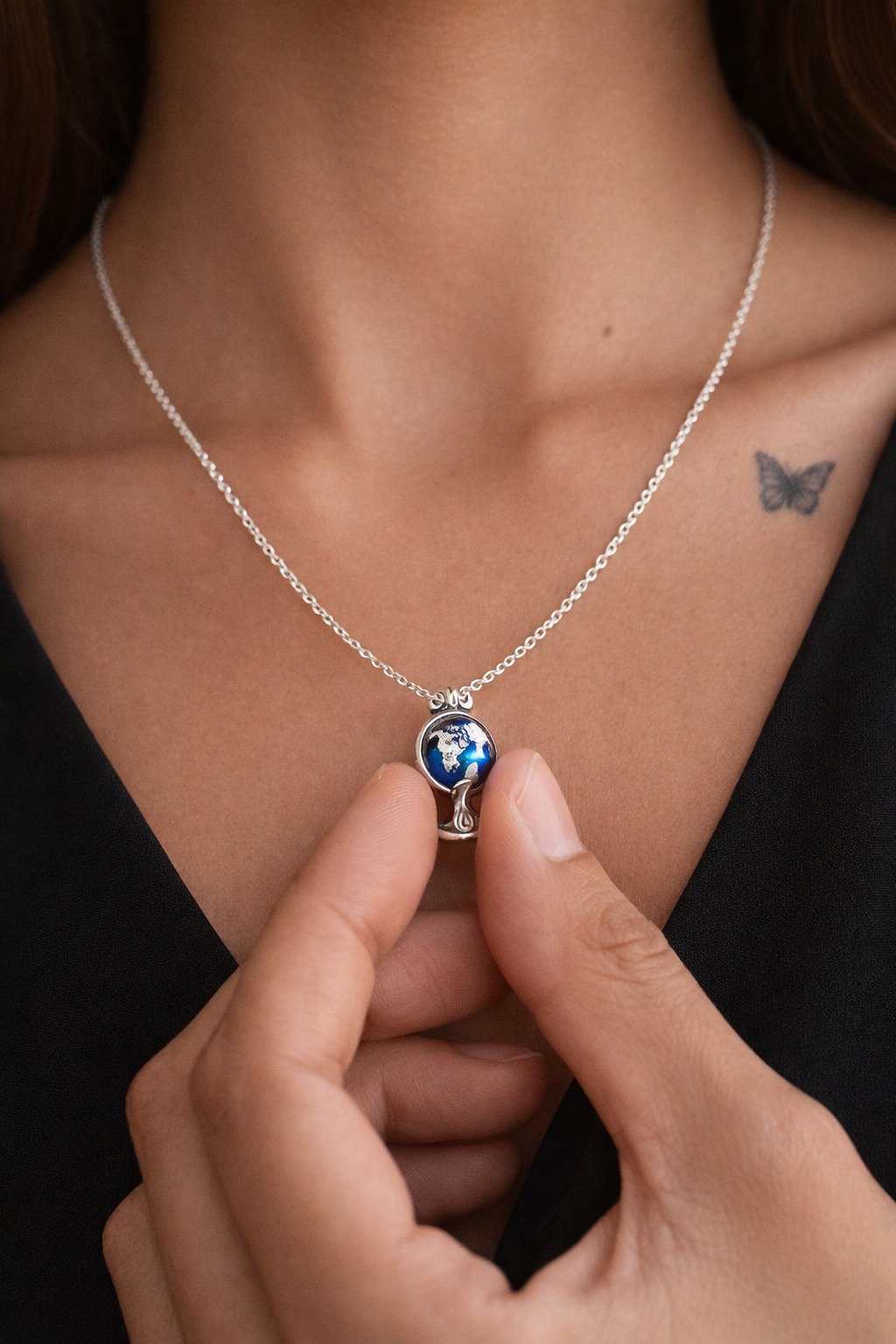 CONJUNTO GLOBO TERRAQUEO 42+3cm CP-C