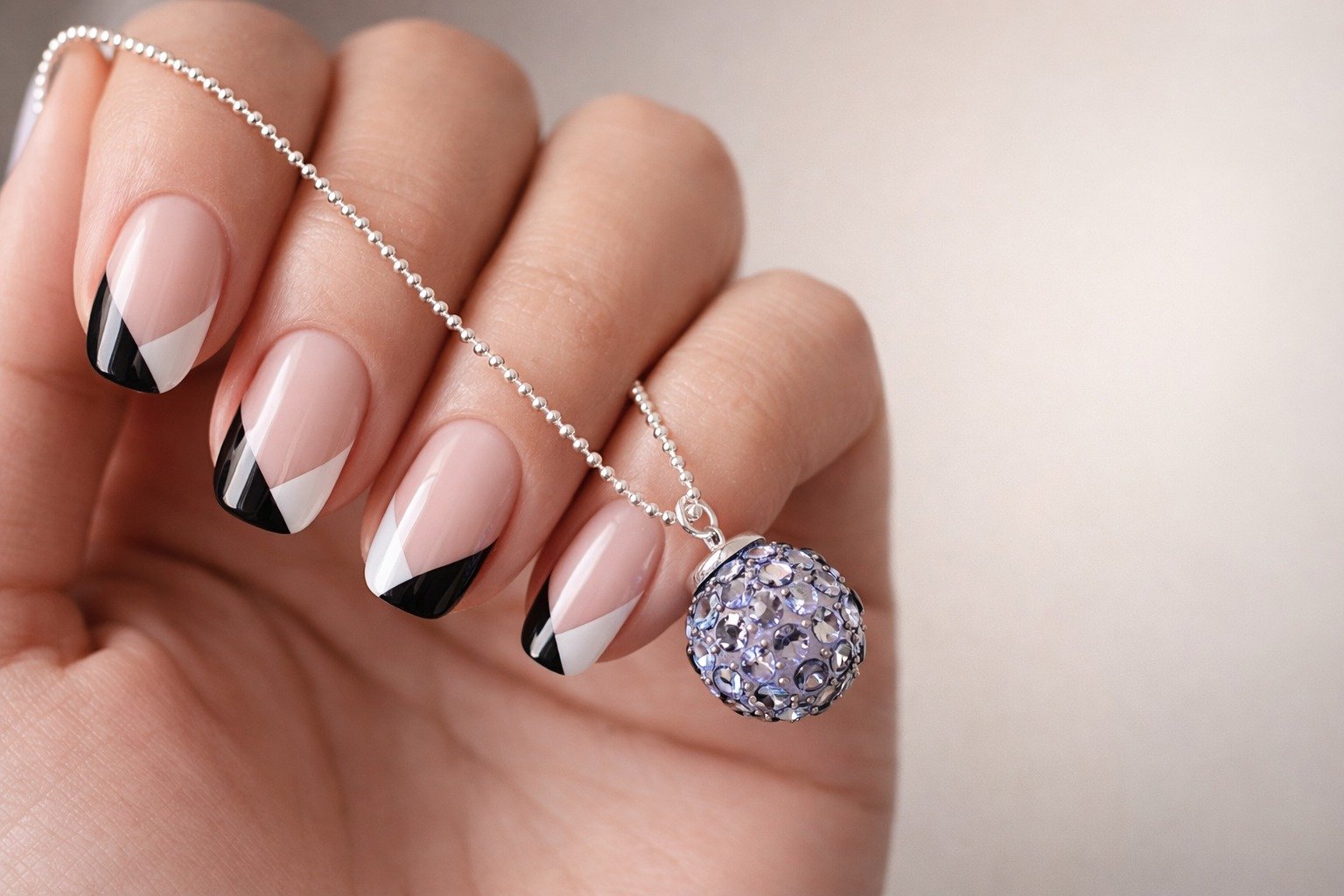 CONJUNTO ESFERA DE STRASS LILA 40cm C-56C