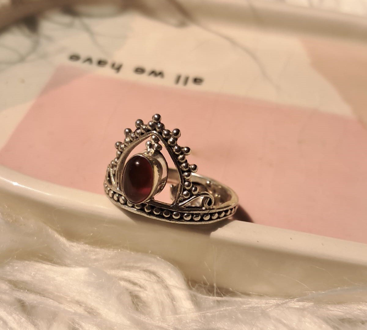 Anillo MANDALA CORAL C-111C