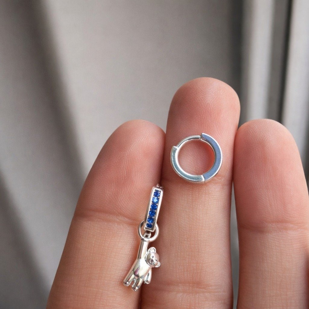 ARGOLLITAS AZUL CON OSITO 10mm C-113A