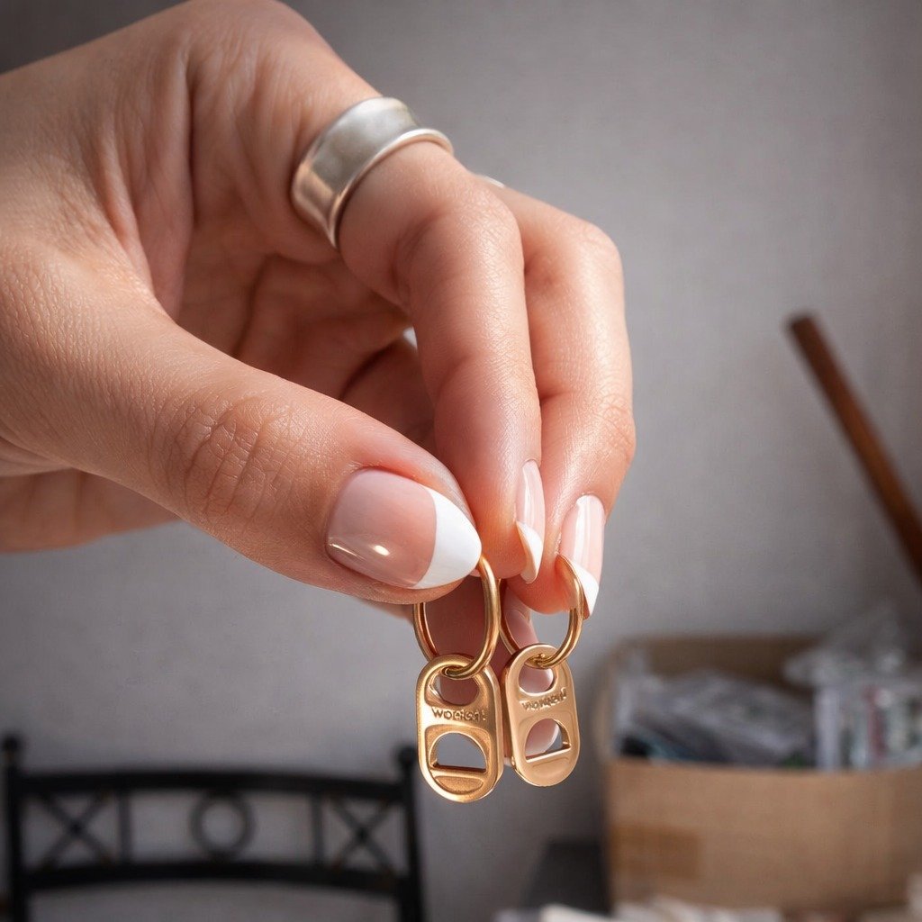 Argolla Chapita 14mm rose C-113B