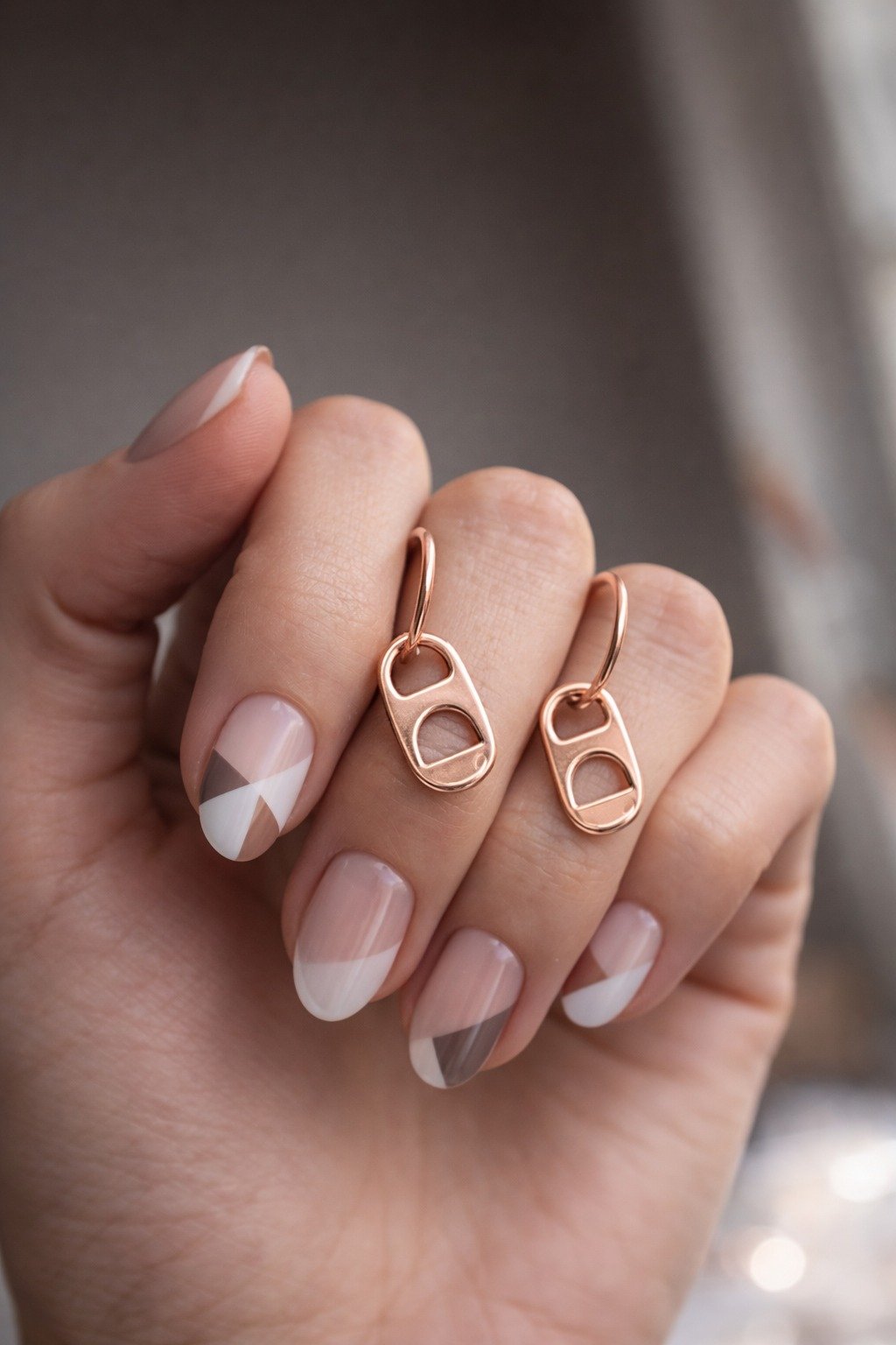 Argolla Chapita 14mm rose C-113B