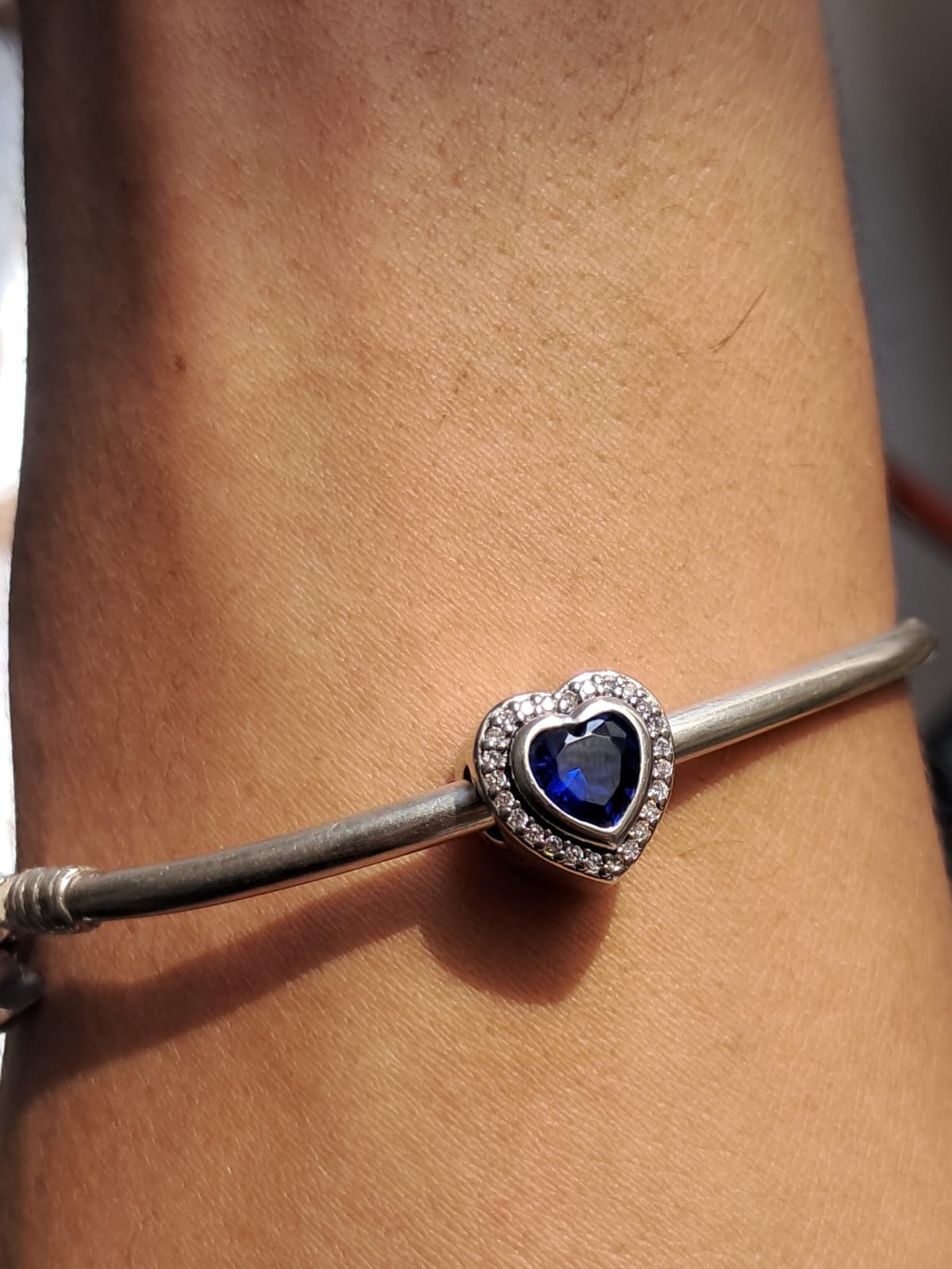 CHARMS CORAZON AZUL T-1S