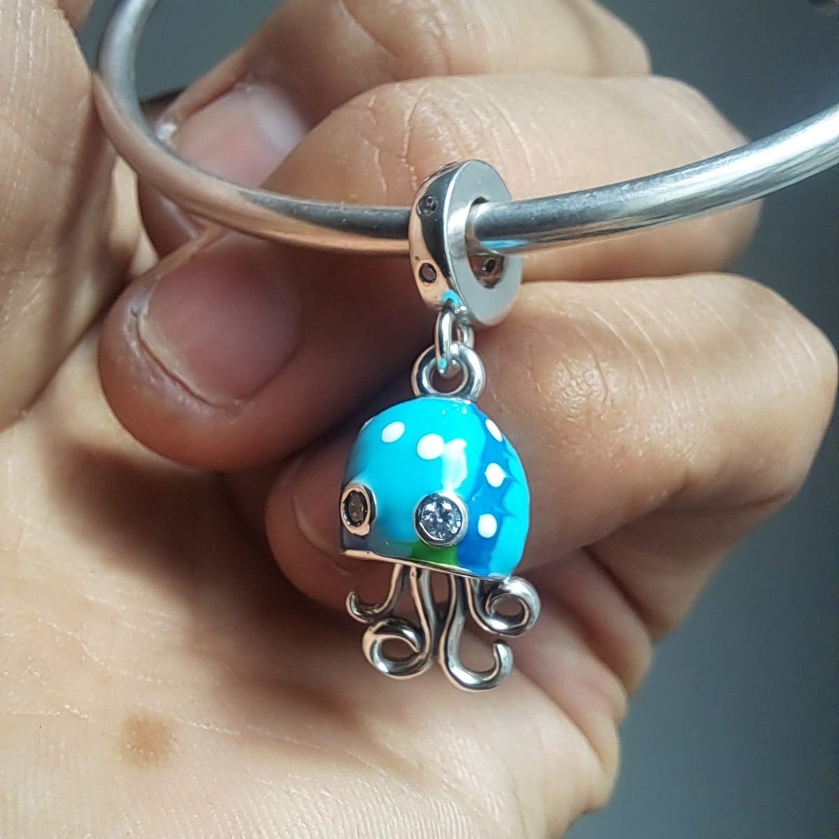 CHARMS MEDUSA AZUL T-1C