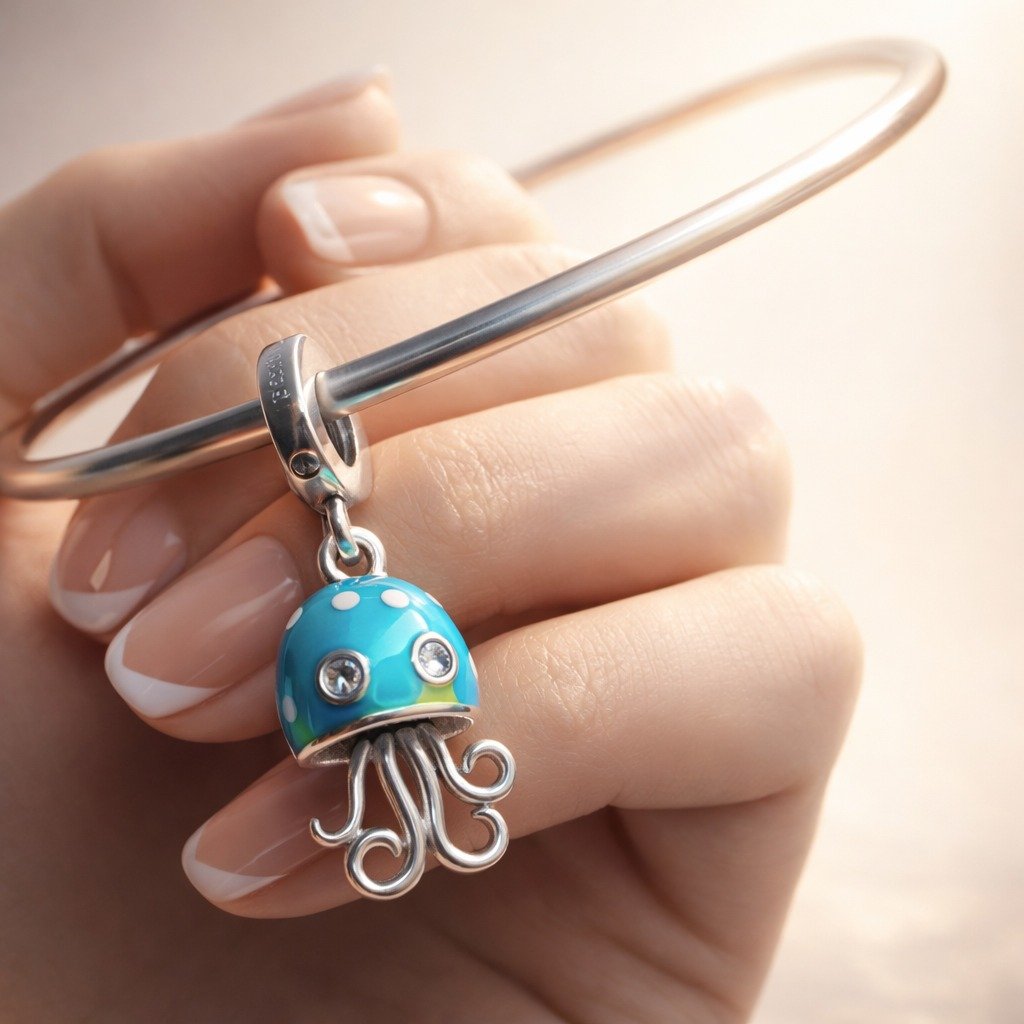 CHARMS MEDUSA AZUL T-1C