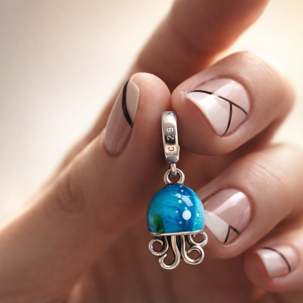 CHARMS MEDUSA AZUL T-1C