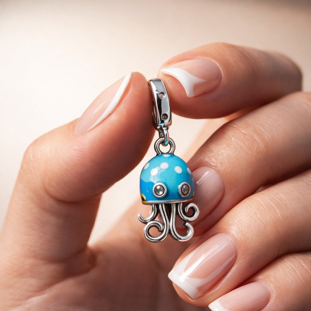CHARMS MEDUSA AZUL T-1C