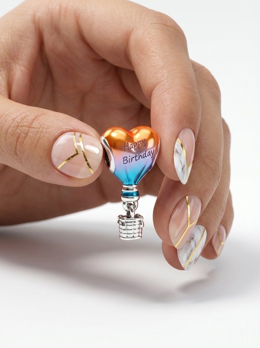 CHARMS GLOBO AEROSTATICO "HAPPY BIRTHDAY" T-1F