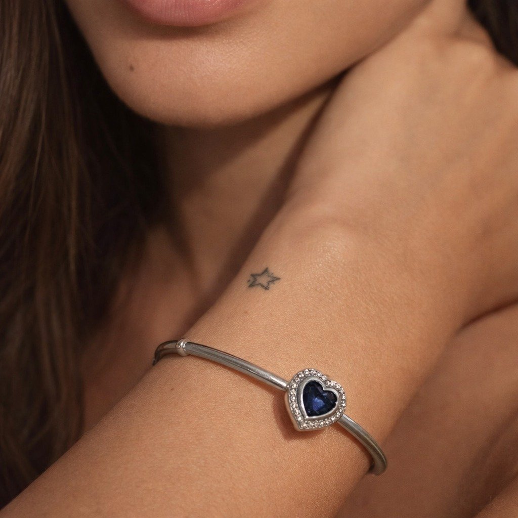 CHARMS CORAZON AZUL T-1S