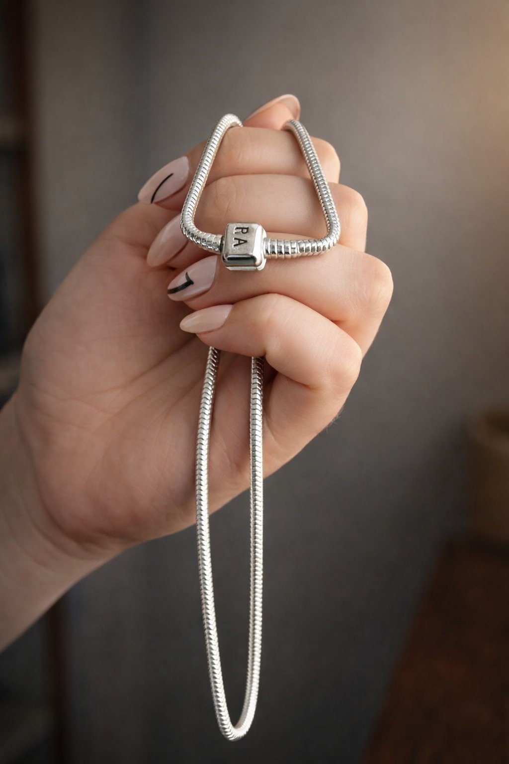 CADENA PANDO "CON INSCRIPCION" 45cm C-109A