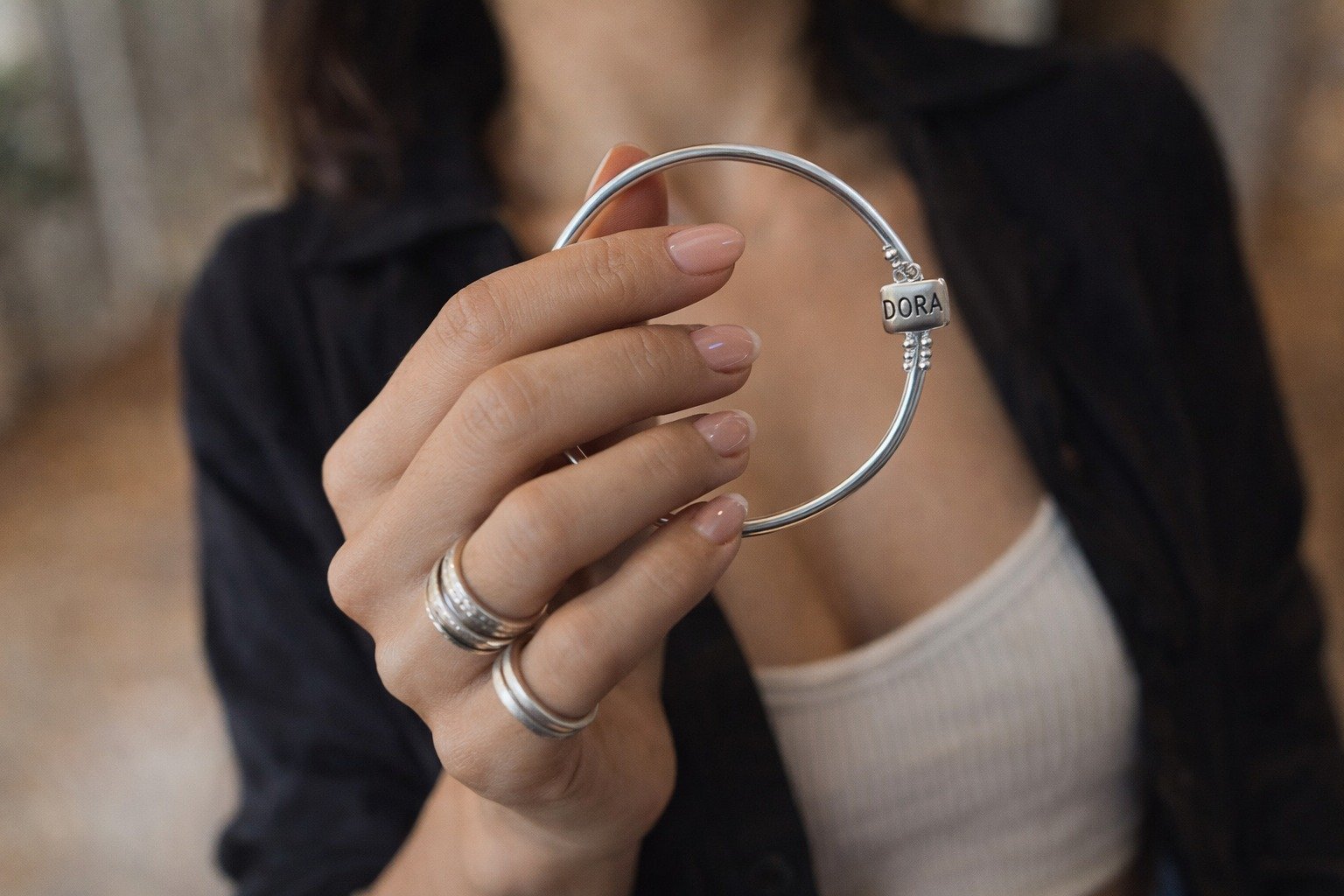 ESCLAVA CIERRE TAMBOR "CON INSCRIPCION" 54mm