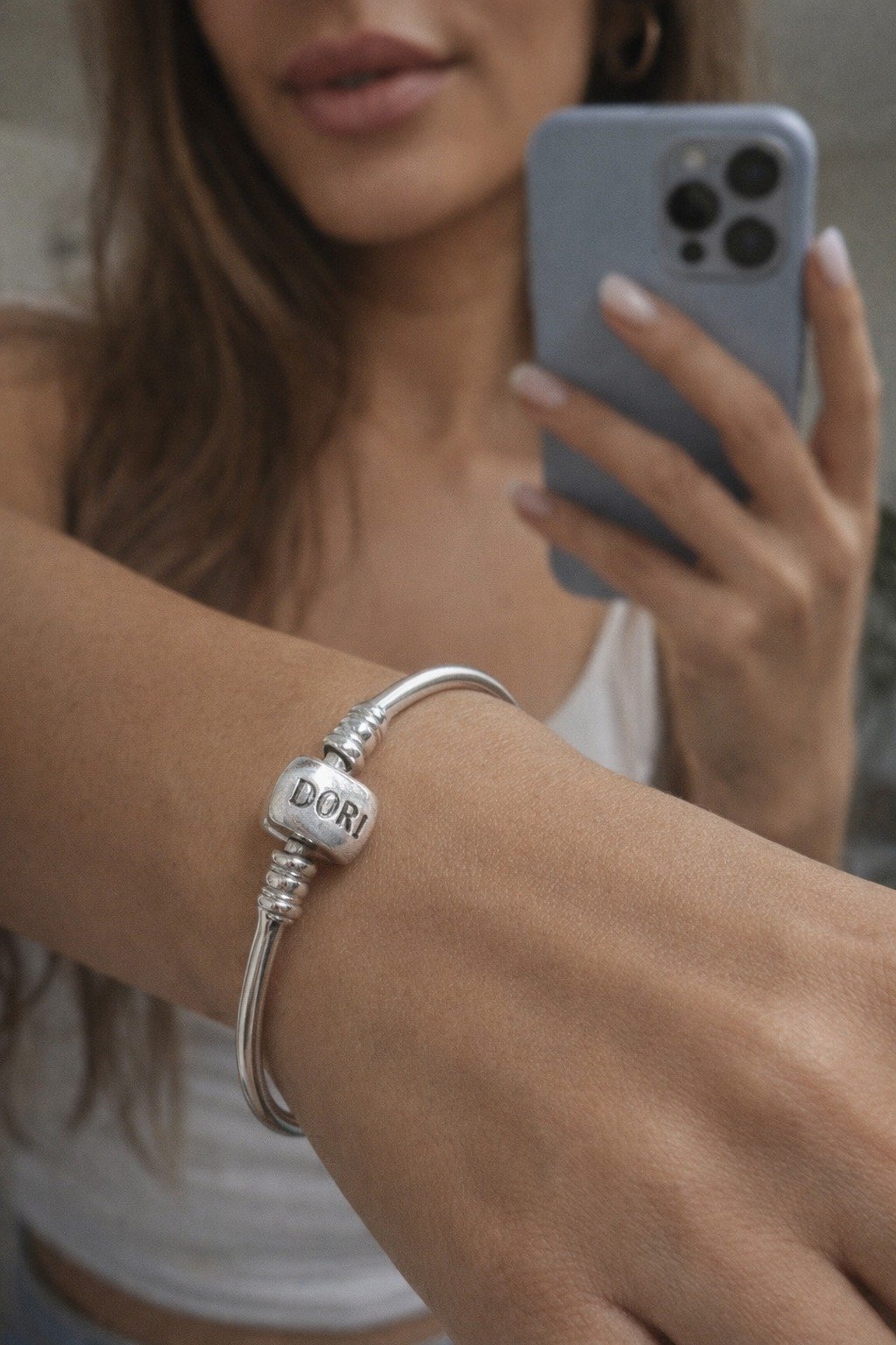 ESCLAVA CIERRE TAMBOR  "CON INSCRIPCION"  60mm