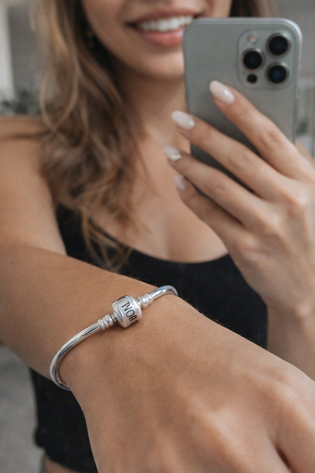 ESCLAVA CIERRE TAMBOR  "CON INSCRIPCION"  60mm