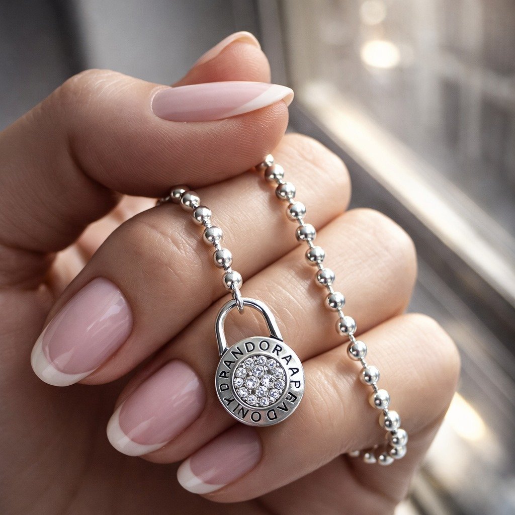 PULSERA BOLITA PANDO "CON INSCRIPCION"18cm