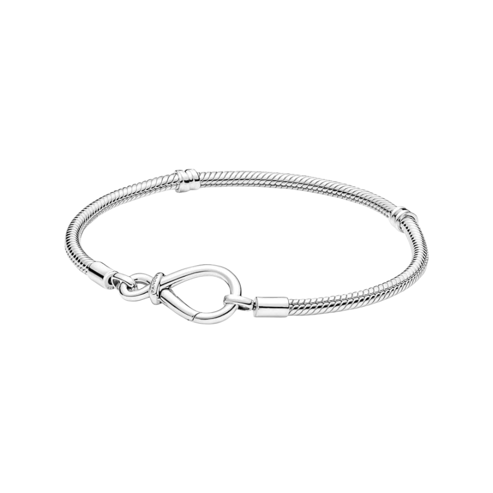 PULSERA CIERRE INFINITO PANDO "CON INSCRIPCION" 17cm