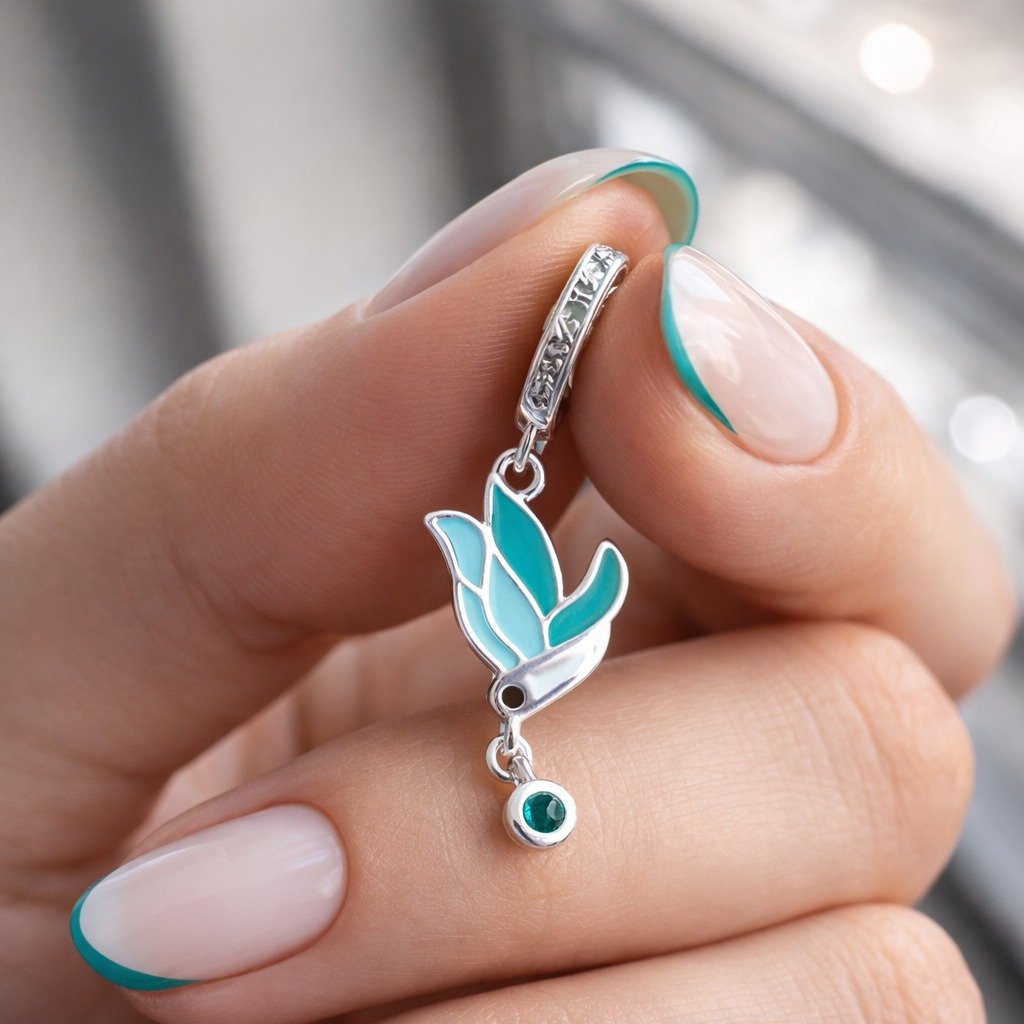 CHARMS COLIBRI TURQUESA CP-D